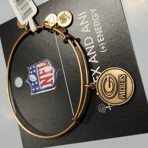 Alex and Ani NFL Green Bay Packers Goldtone Bracelet
